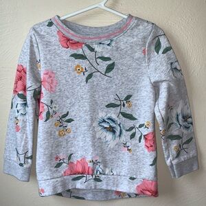 4T Old Navy Floral girls sweatshirt